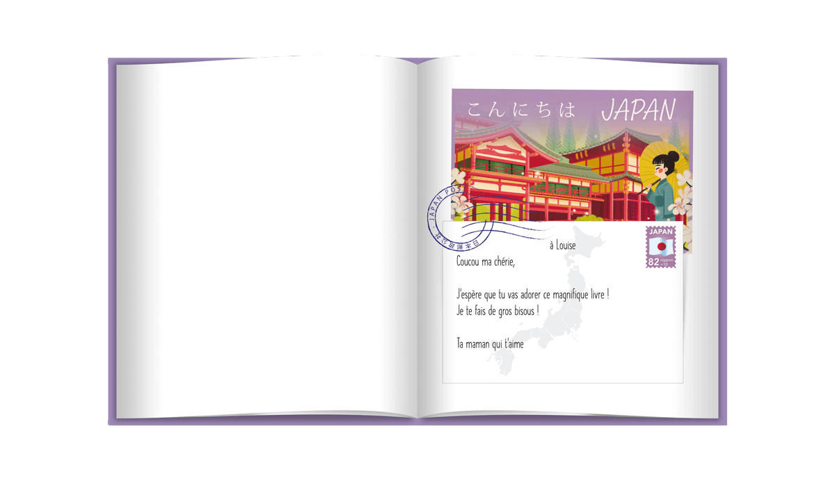Livre personnalisé Voyage au Japon, Enfant - LesEnfantsRoy